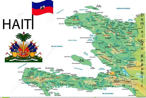 Republic Of Haiti Map Abidach