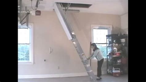 Precision Ladders Super Simplex Disappearing Attic Stairs Youtube