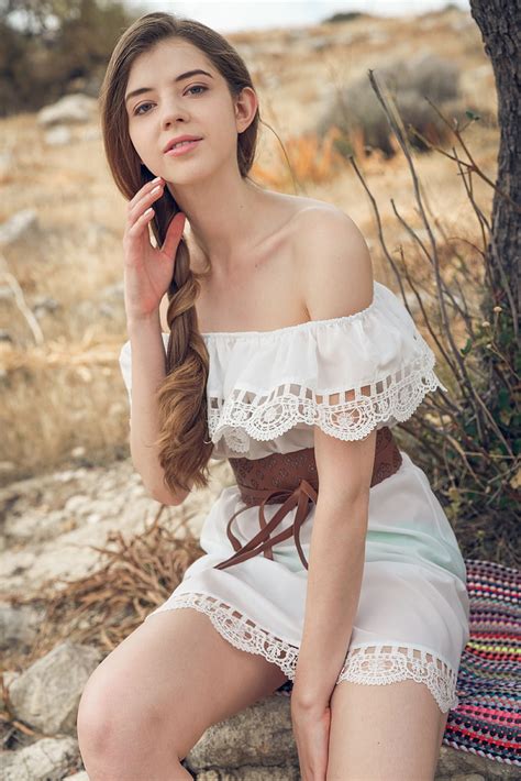 X Px Free Download Hd Wallpaper Kay J Model Women Outdoors White Dress Bare