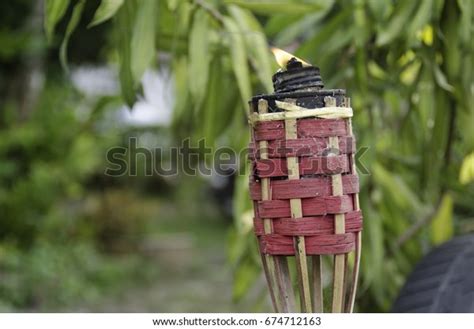 Bamboo Pelita Icon Hari Raya Oil Stock Photo 674712163 Shutterstock