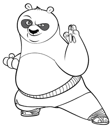 Kung Fu Panda Coloring Page Wecoloringpage Panda Coloring Pages | My
