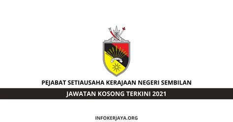 Negeri sembilan'daki eyaletlerin sayısı yıllar içinde dalgalandı, federasyon şimdi altı eyaletten ve hükümranlıkları altında bir dizi alt eyaletten oluşuyor. Jawatan Kosong Pejabat Setiausaha Kerajaan Negeri Sembilan ...