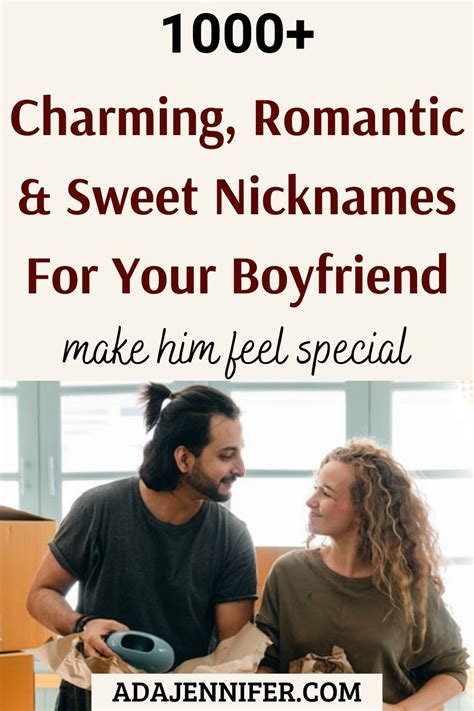 1500 Nicknames For Boyfriend That Are Flirty Romantic And Sweet Ada