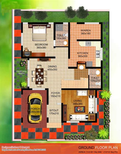 Kerala Style Contemporary Villa Elevation And Plan At 2035 Sqft