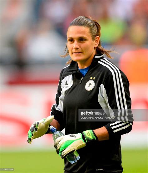 Germanys Goalkeeper Nadine Angerer Is Pictured Prior To The Uefa News Photo Getty Images