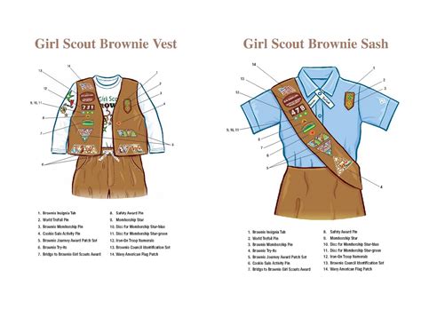 Girl Scout Troop 1905 Brownie Sash And Vest