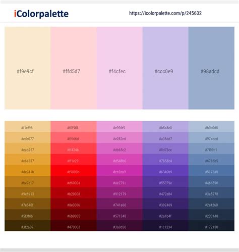 47 Latest Color Schemes With Cosmos Color Tone Combinations 2021
