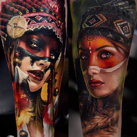 Harleen Quinzel♦️ Indian Girl Tattoos Native Tattoos Native American Girl Tattoo