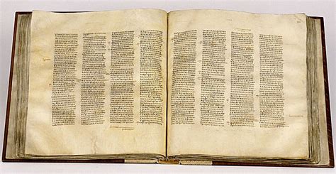 Worlds Oldest Bible The Codex Sinaiticus To Be Displayed At The