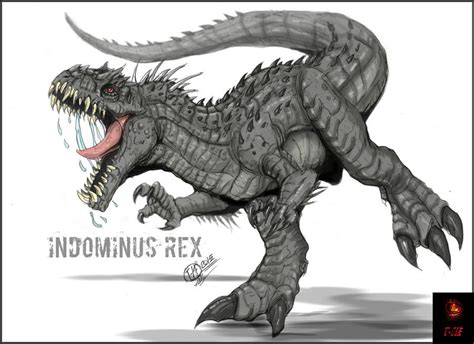 The Indominus Rex By Gabe Tke On Deviantart