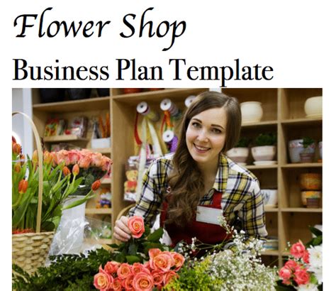 Consignment shop business plan / take out restaurant business plan sample : Flower Shop Business Plan Template - Black Box Business Plans
