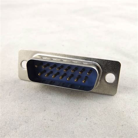 D Sub Db15 2 Rows 15 Pin Male Plug Solder Type Adapter Connector