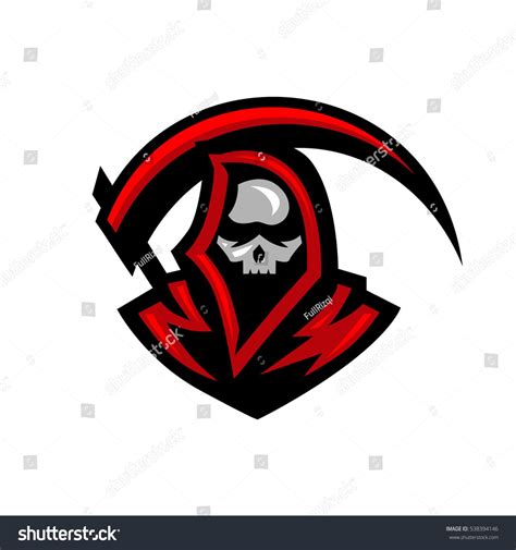 Grim Reaper Dont Fear The Reaper Grim Reaper Game Logo Design