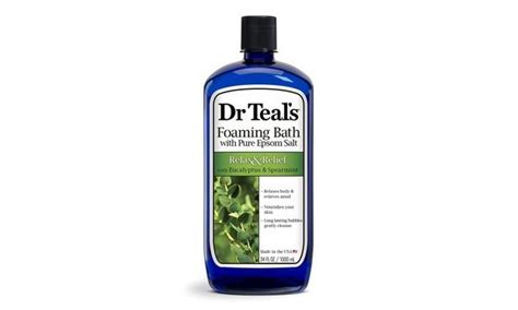 Dr Teals Foaming Bath With Pure Epsom Salt Relax And Relief With Eucalyptus Fragrance Free