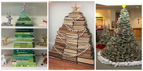 Christmas Tree Made From Library Books Christmas Sweaters 2021