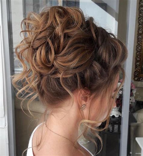 This How To Do Curly Bun Updo For Long Hair Best Wedding Hair For Wedding Day Part