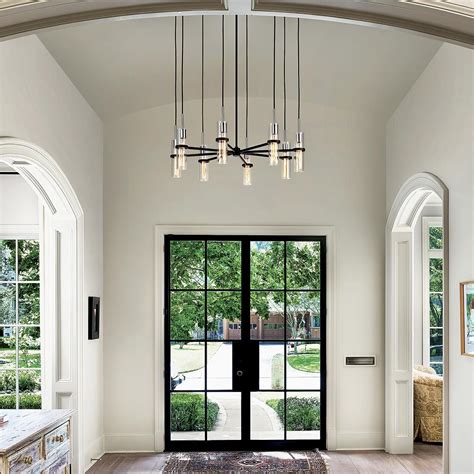 Whenever possible, ceiling lighting should also be centered on windows and doors that are. Dream Big: 19 Vaulted Ceiling Lighting Ideas | YLighting Ideas