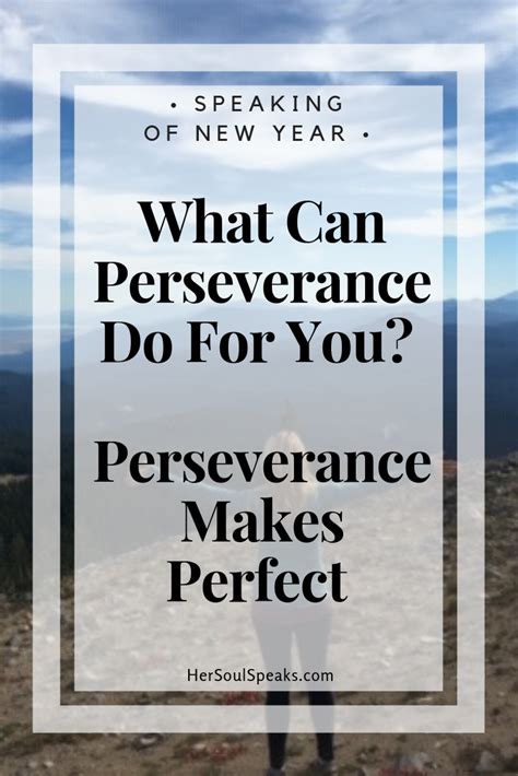 Perseverance Makes Perfect Perseverance Daily Devotional Spiritual