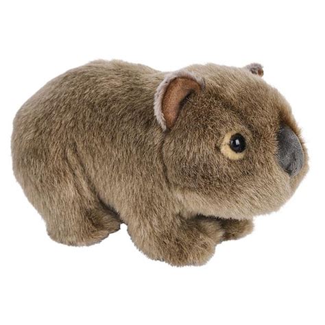 Wildlife Tree 7 Stuffed Wombat Plush Posed Animal Kingdom Collection