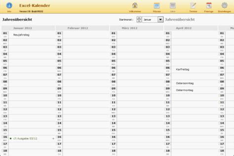 Monatskalender Excel Download Kostenlos Skykiss