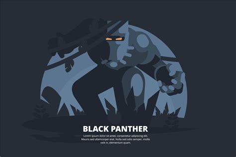 Black Panther Illustration 194300 Vector Art At Vecteezy