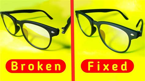 Fix Broken Glasses Frame In Minutes How To Fix Spectacles Youtube