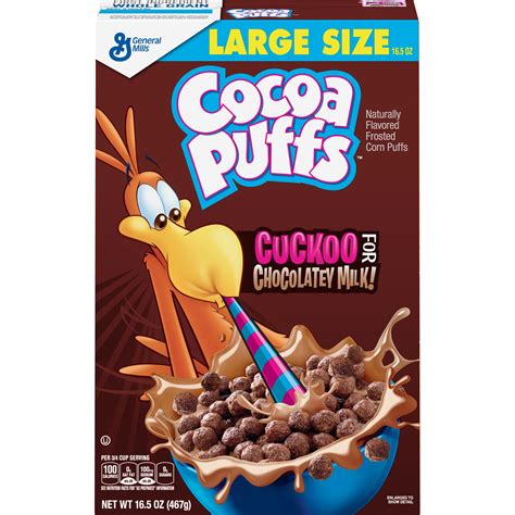 Cocoa Puffs Chocolate Cereal 165 Oz