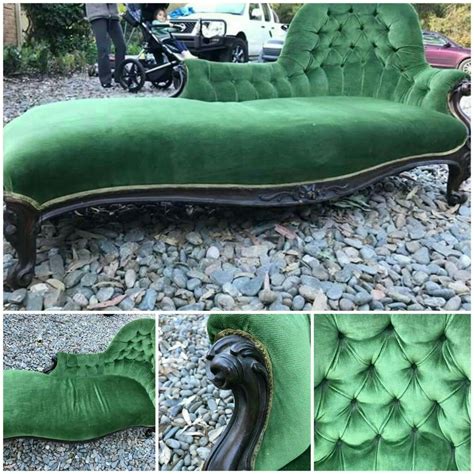 Shop our green chaise lounge selection from top sellers and makers around the world. British chaise longue , green velvet dapper antique fancy ...