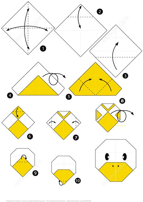 How To Make An Origami Duck Face Step By Step Instructions Free