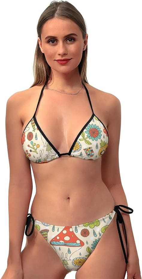 Xhw Hot Air Balloon Pattern Sexy Bikini Swimsuit For Women Athletic Bikini Cute Bikinis For Teen