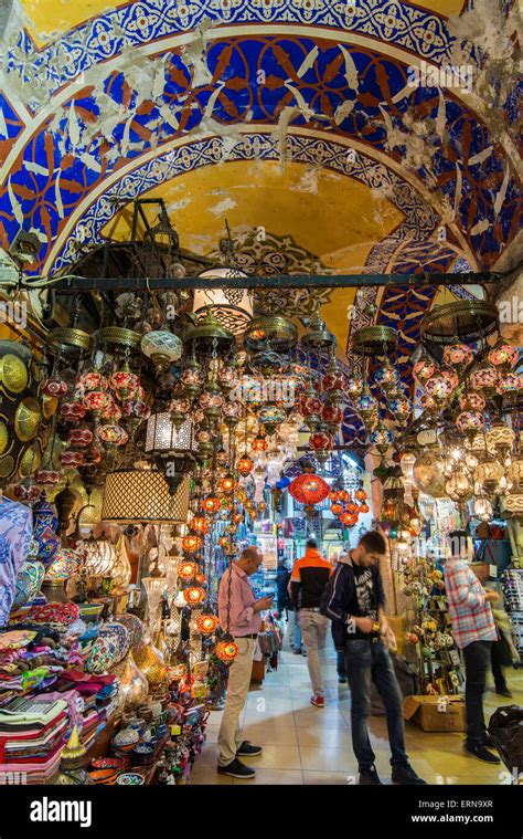The Grand Bazaar Kapalıcarsi Istanbul Turkey Stock Photo Alamy