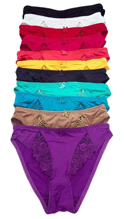 12 pieces women adult hi cut bikini underwear tanga panty s to xl xl x large