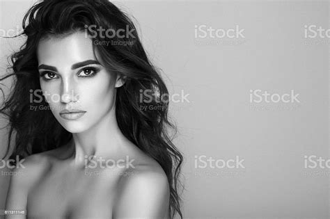 Studio Shot Of Young Beautiful Woman Stock Photo Download Image Now