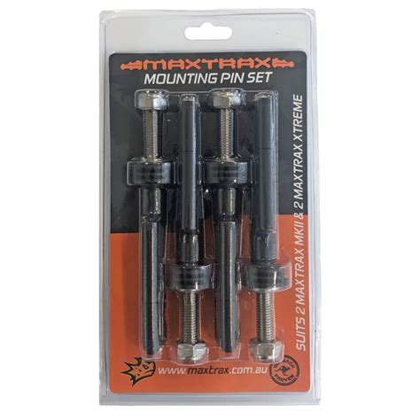 Maxtrax Mounting Pin Set Mkiix Series 17mm And 40mm Impact Off Road