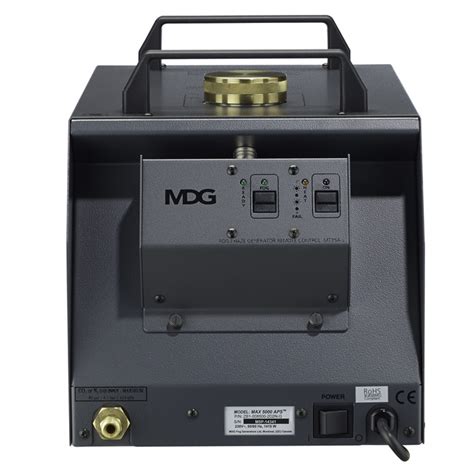 If you want results, we want to talk. MDG MAX 5000 Smoke Machine