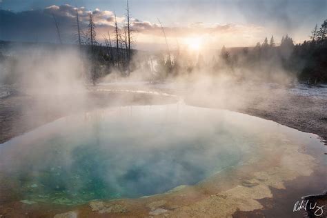 Morning Glory Pool Yellowstone Photo Richard Wong Photography