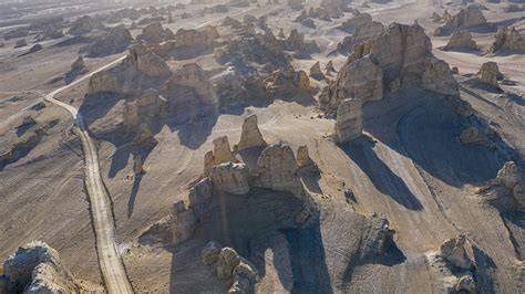 Formed Millions Of Years Ago Photos Of A Yardang Landform In Nw China