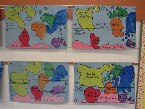 Printable First Grade Continents Worksheet