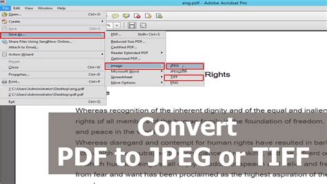 No file size limit nor registration is drag and drop your file in the pdf to jpg converter. Convert PDF to JPEG or TIFF images using Adobe Acrobat Pro ...