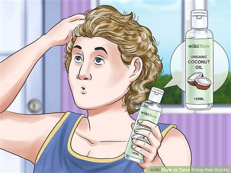 Ripping away at your hair with those bristles is only causing a huge amount of hair loss and breakage, which leads to frizz and a lack of those pretty curls. 3 Ways to Tame Frizzy Hair Quickly - wikiHow