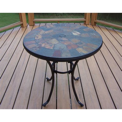 Oakland Living Stone Art Bistro Table And Reviews Wayfair