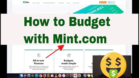 How To Budget With Mint Budget App Tutorial Youtube