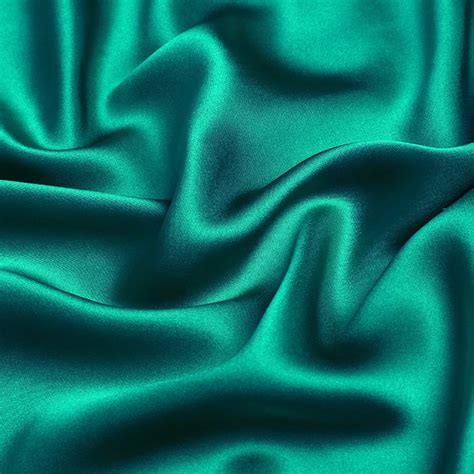 Pure Color Silk Dark Bright Green Fabric Stretch Silk Satin Etsy