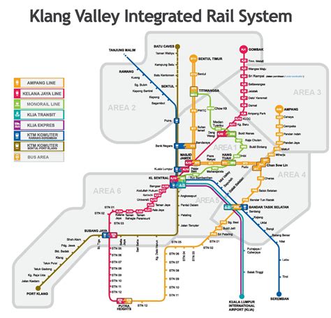 Kuala Lumpur Train Map Mantapancing