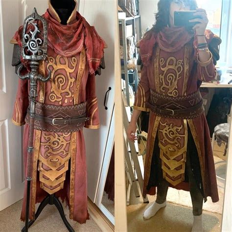 Finally Finished My Telvanni Robes Cosplay I Made The Telvanni Staff