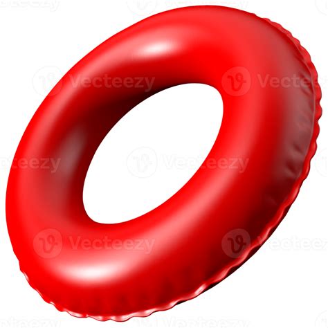 red swimming rings inflatable rubber tubes 18795947 png