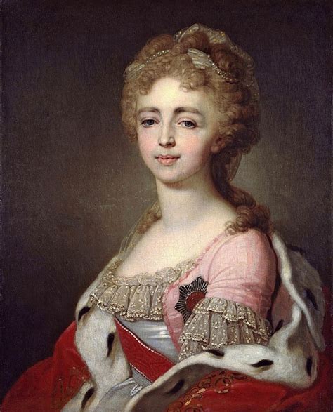 Portrait Of Grand Duchess Alexandra Pavlovna — Vladimir Borovikovsky