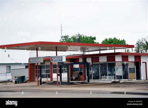 Old Gas Station New Mexico Usa Stock Photo Alamy
