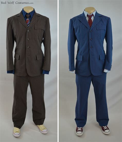 Doctor 10th Doctor Who David Tennant Blue Suit Uniforms Cosplay Costume