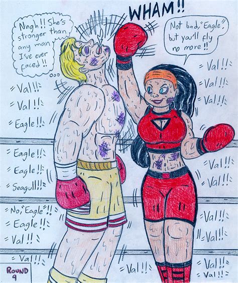 Boxing Valerie Grey Vs David Eagle By Jose Ramiro On